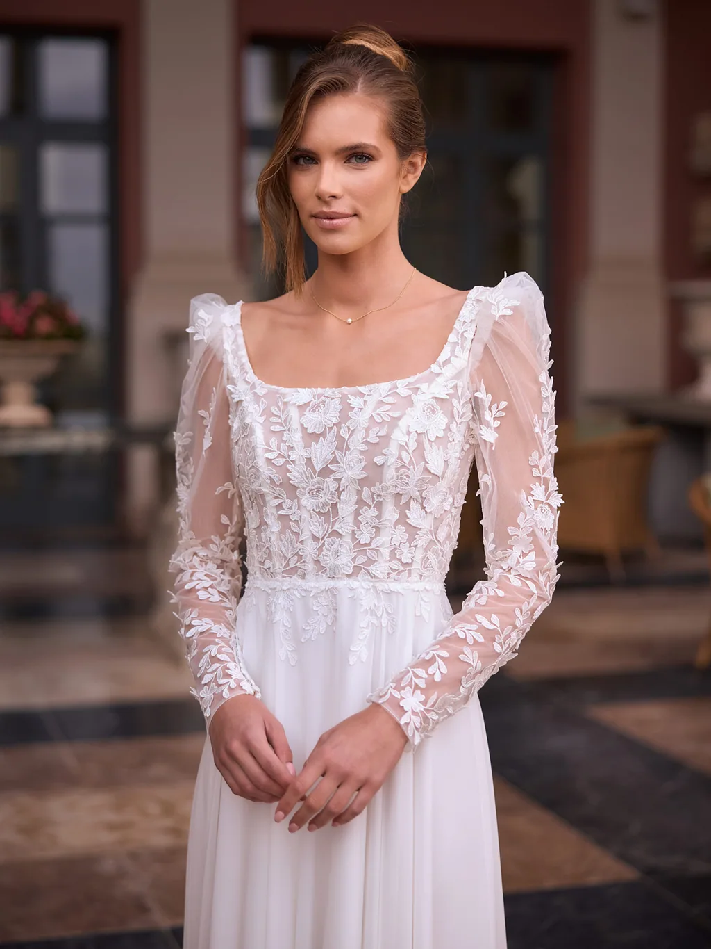 Bianco Evento Sleeves 2027 R007 Accessoire für Brautlooks, Ansicht 1