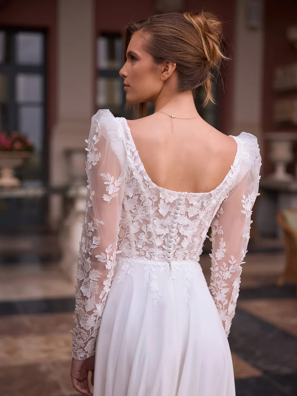 Bianco Evento Sleeves 2027 R007 Accessoire für Brautlooks, Ansicht 2