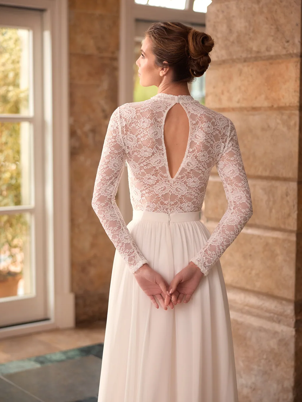 Bianco Evento Boleros 2027 E518 Accessoire für Brautlooks, Ansicht 2
