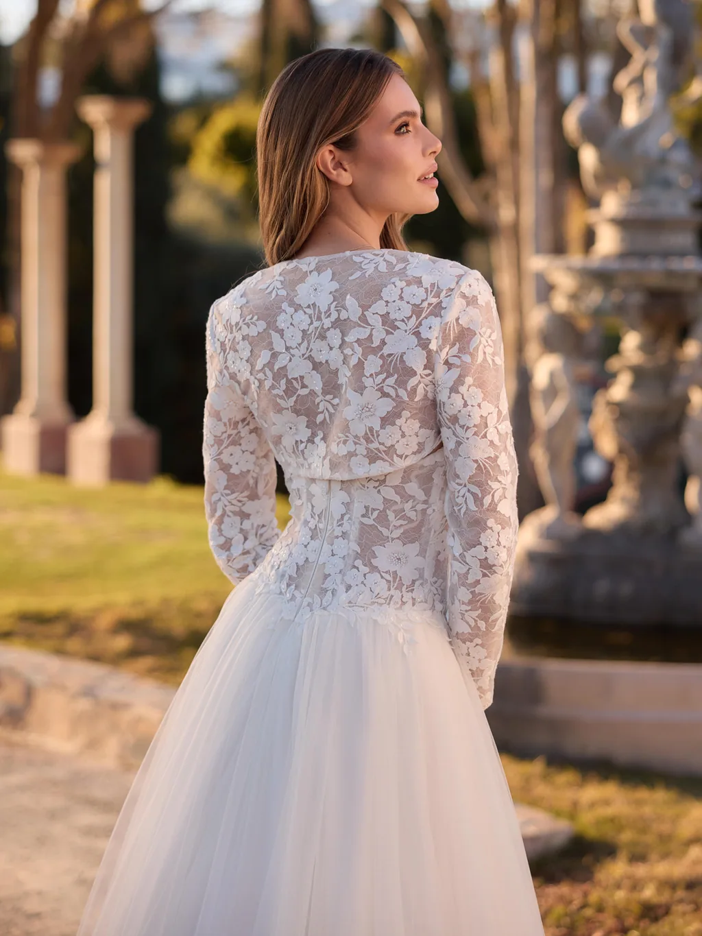 Bianco Evento Boleros 2027 E521 Accessoire für Brautlooks, Ansicht 2