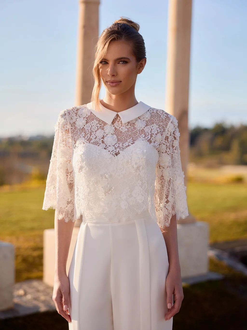 Bianco Evento Boleros 2027 E522 Accessoire für Brautlooks, Ansicht 1