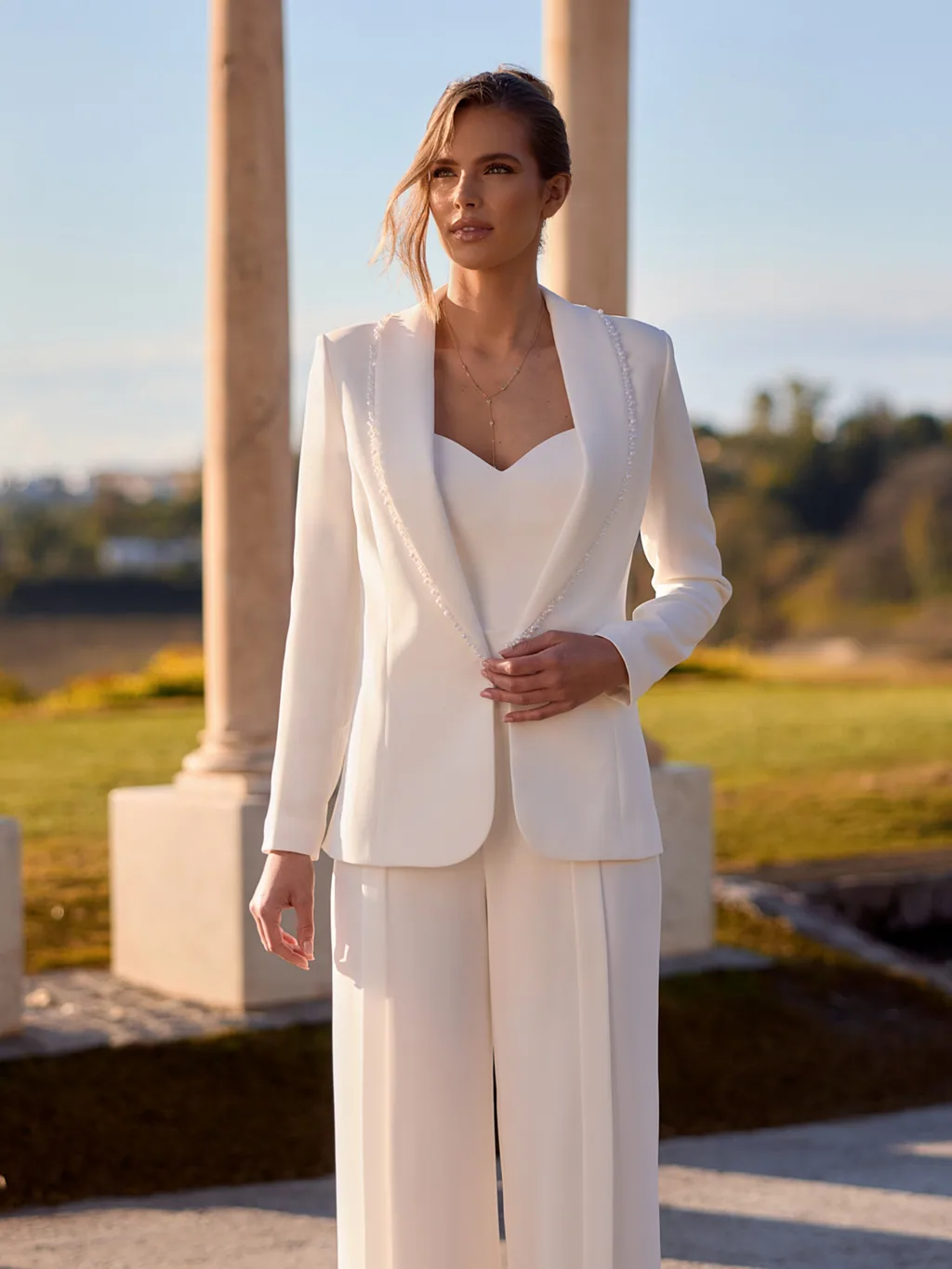 Bianco Evento Boleros 2027 E526 Accessoire für Brautlooks, Ansicht 1