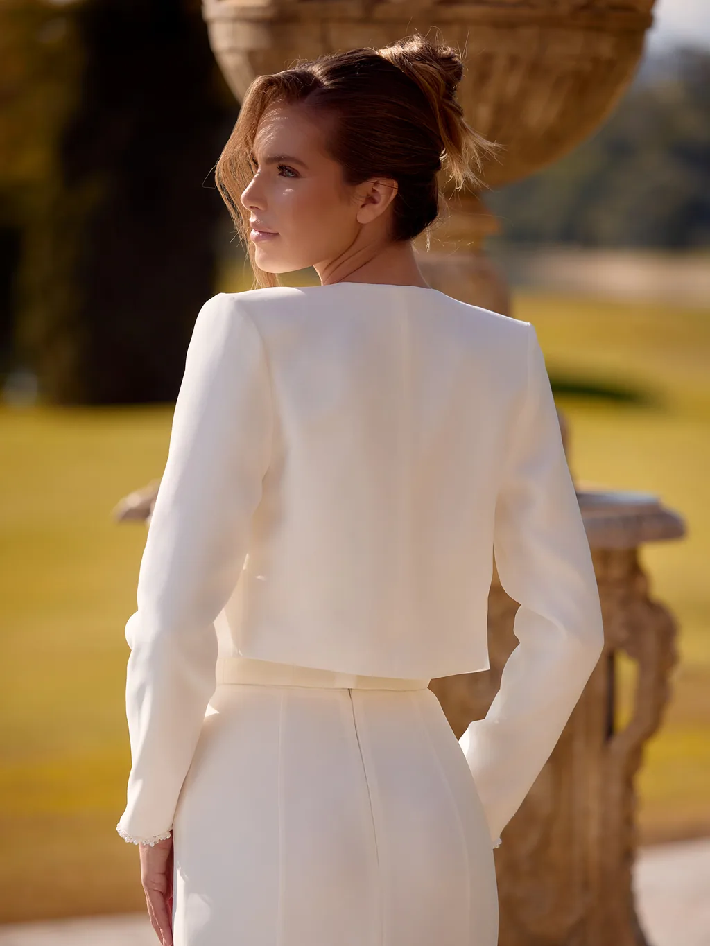 Bianco Evento Boleros 2027 E529 Accessoire für Brautlooks, Ansicht 2