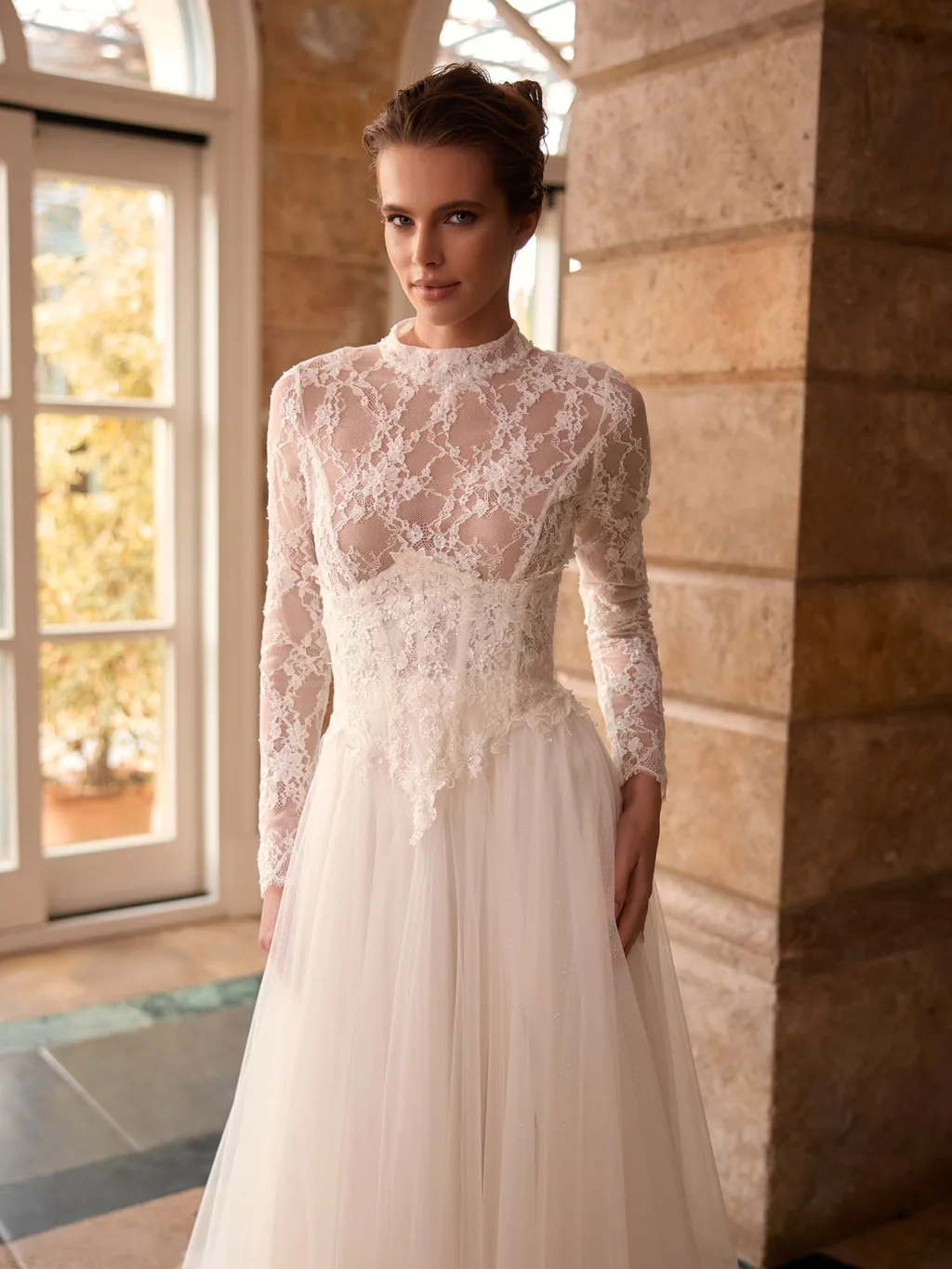 Bianco Evento Boleros 2027 E533 Accessoire für Brautlooks, Ansicht 1
