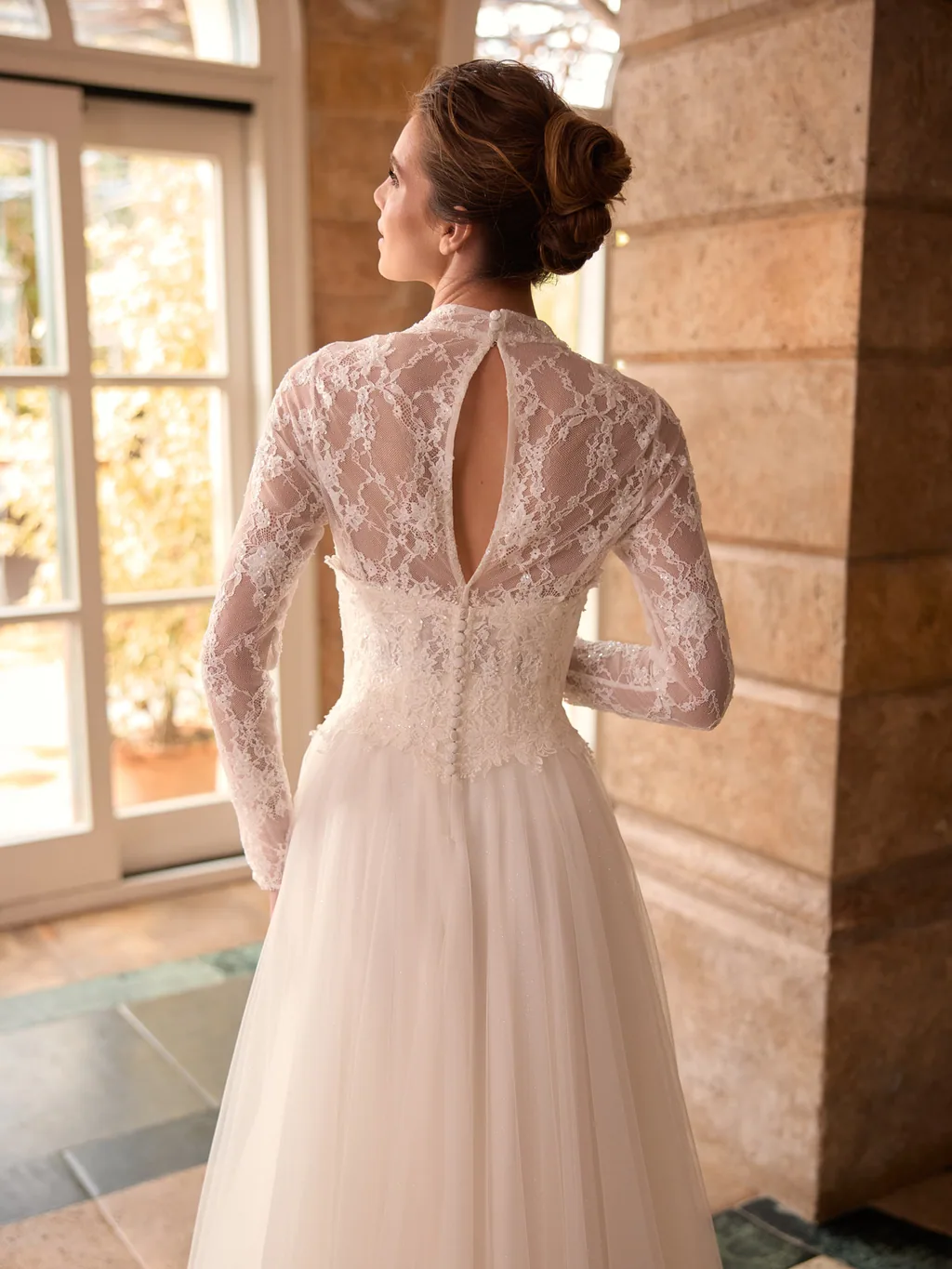 Bianco Evento Boleros 2027 E533 Accessoire für Brautlooks, Ansicht 2