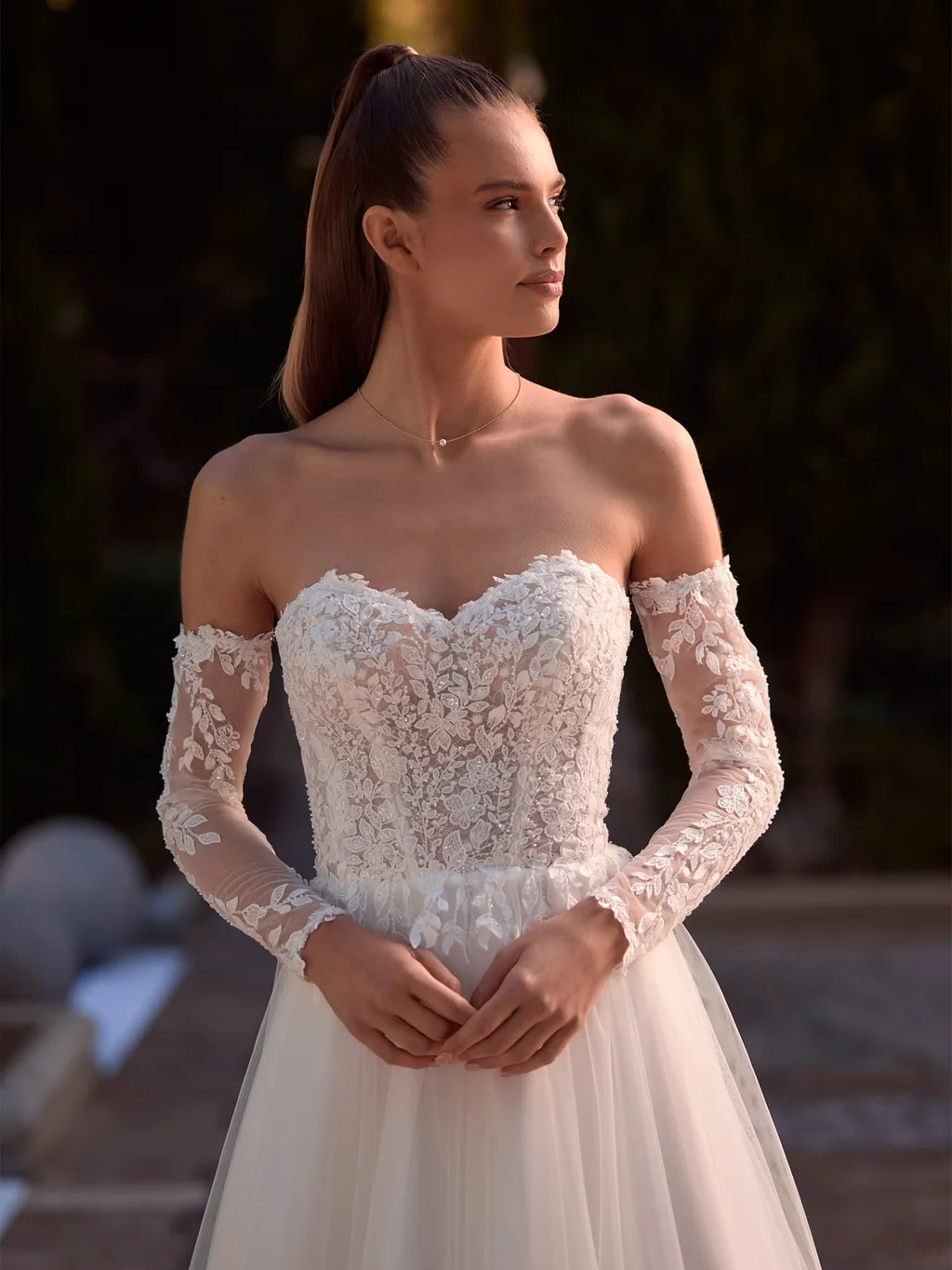 Bianco Evento 2027 Brautkleid Arwena, Ansicht 3