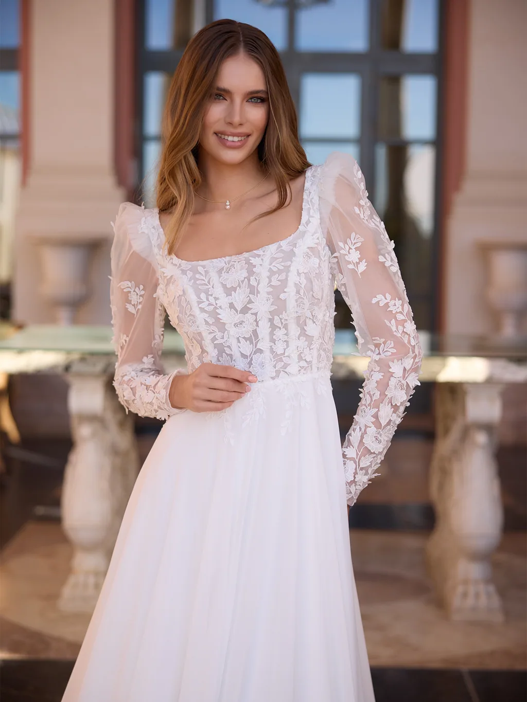 Bianco Evento 2027 Brautkleid Everly, Ansicht 3