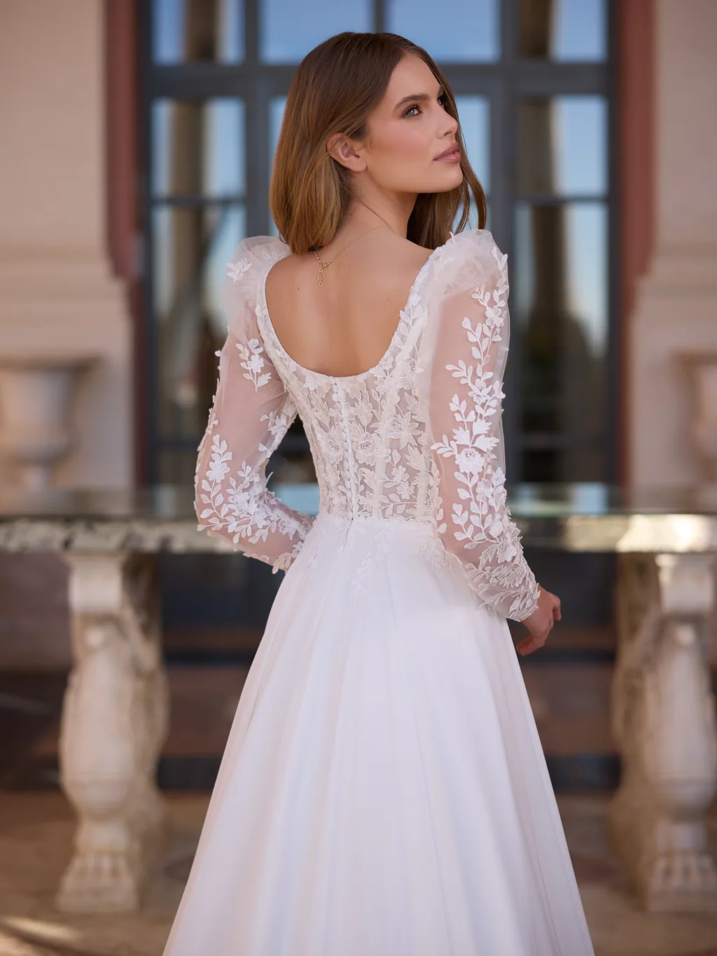 Bianco Evento 2027 Brautkleid Everly, Ansicht 4