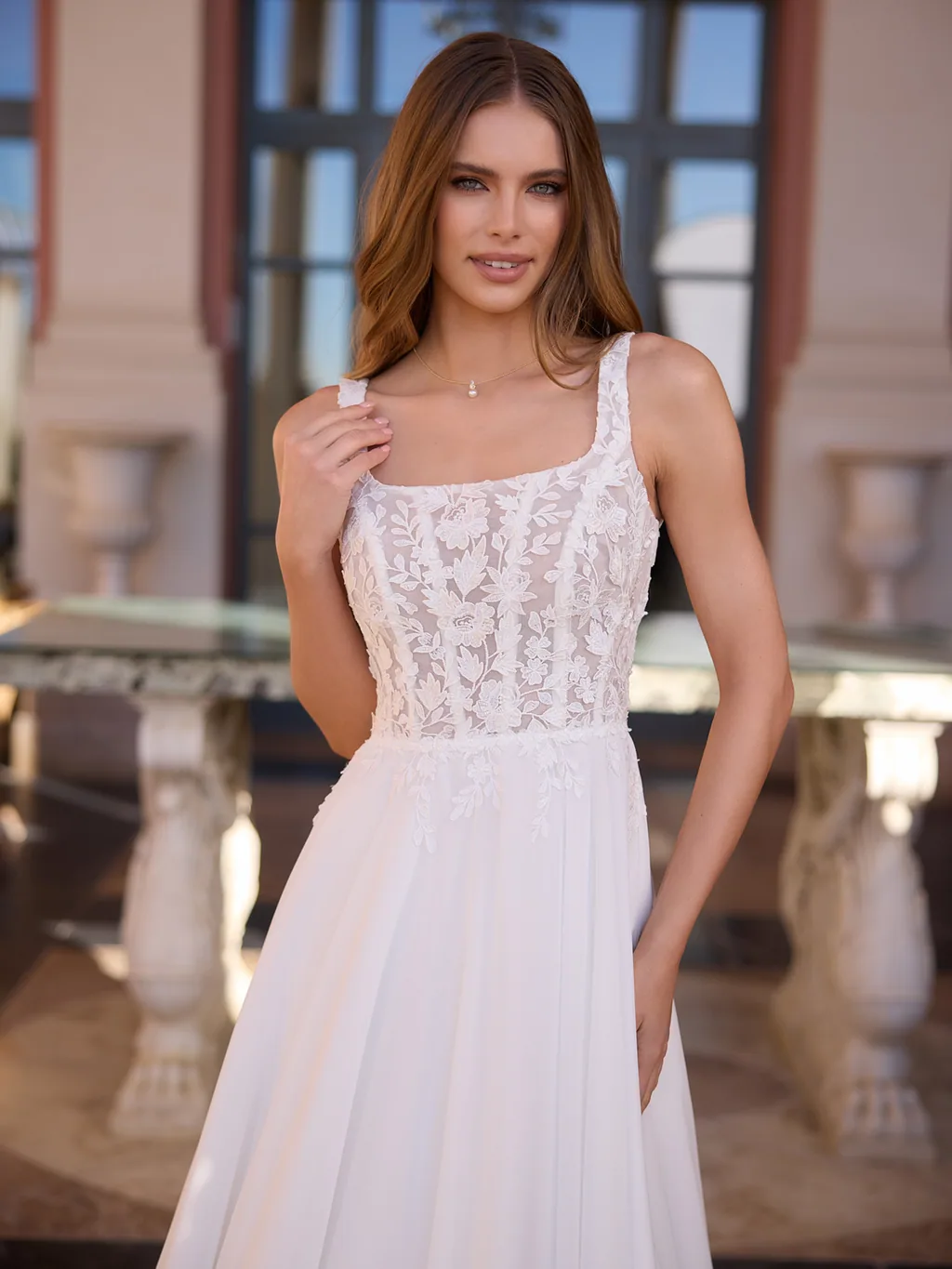 Bianco Evento 2027 Brautkleid Everly, Ansicht 5