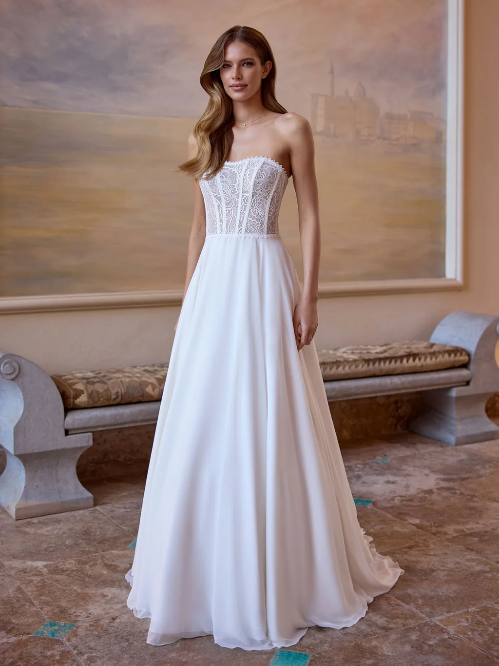 Bianco Evento 2027 Brautkleid Jessie, Ansicht 1