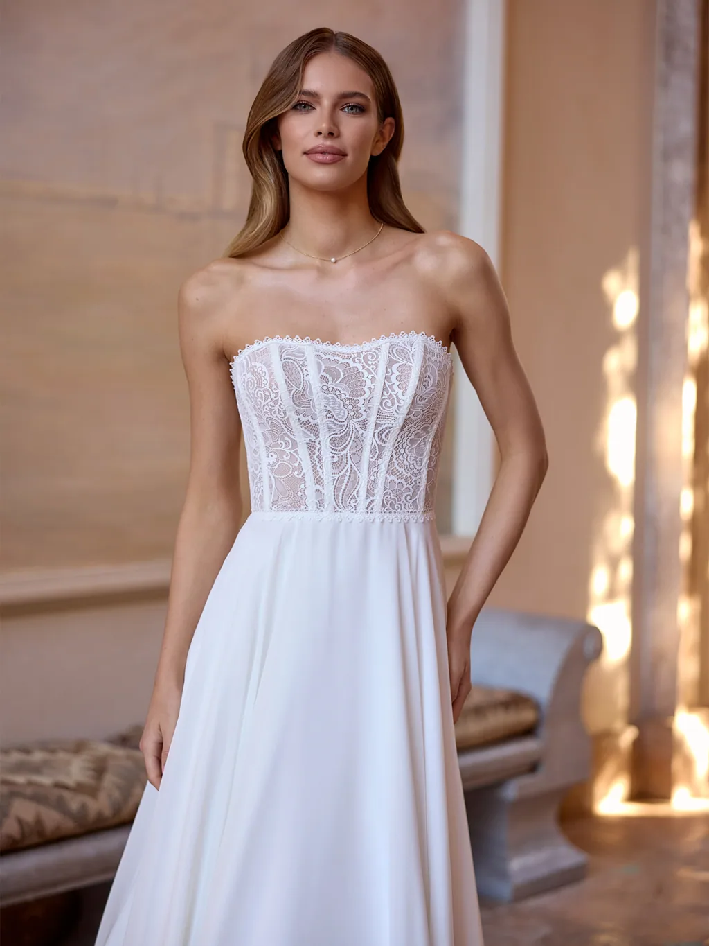 Bianco Evento 2027 Brautkleid Jessie, Ansicht 3