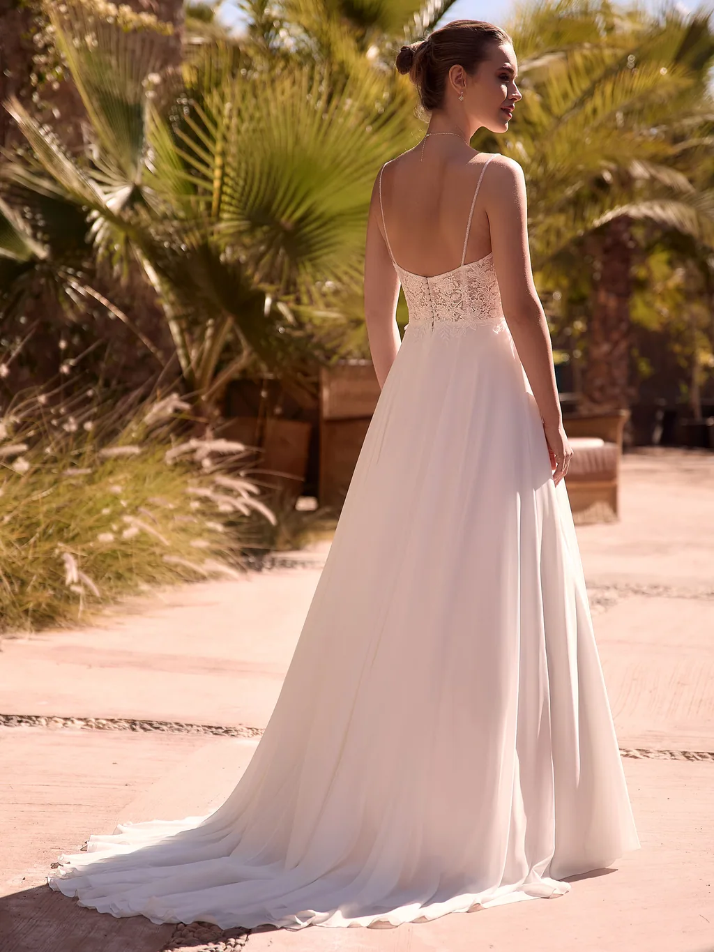 Bianco Evento Brautkleid Lineth, Ansicht 2