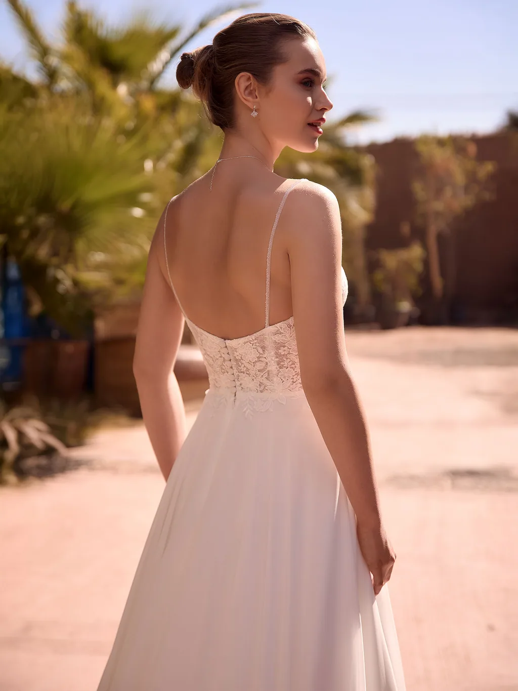 Bianco Evento Brautkleid Lineth, Ansicht 4
