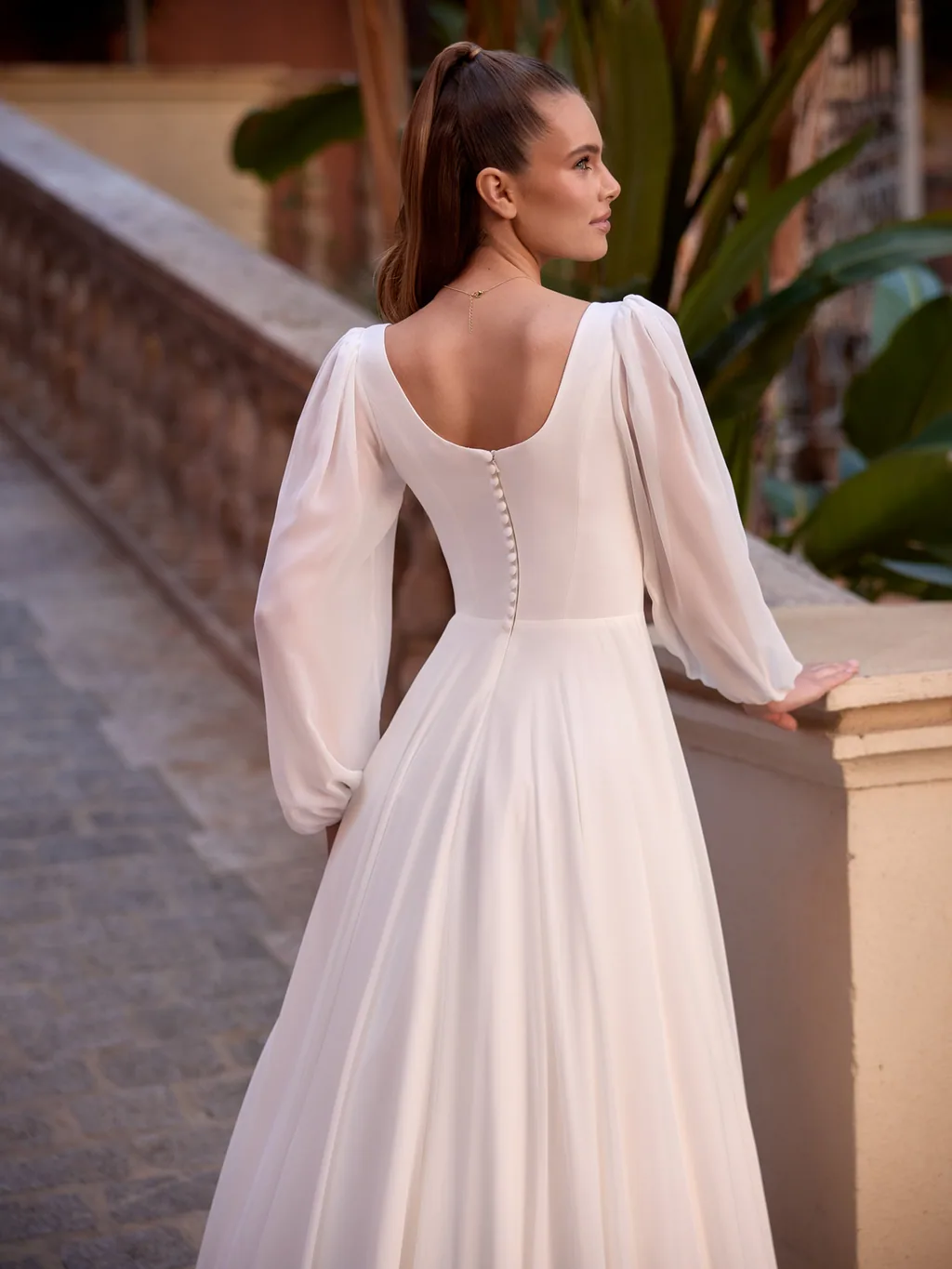 Bianco Evento 2027 Brautkleid Odella, Ansicht 4