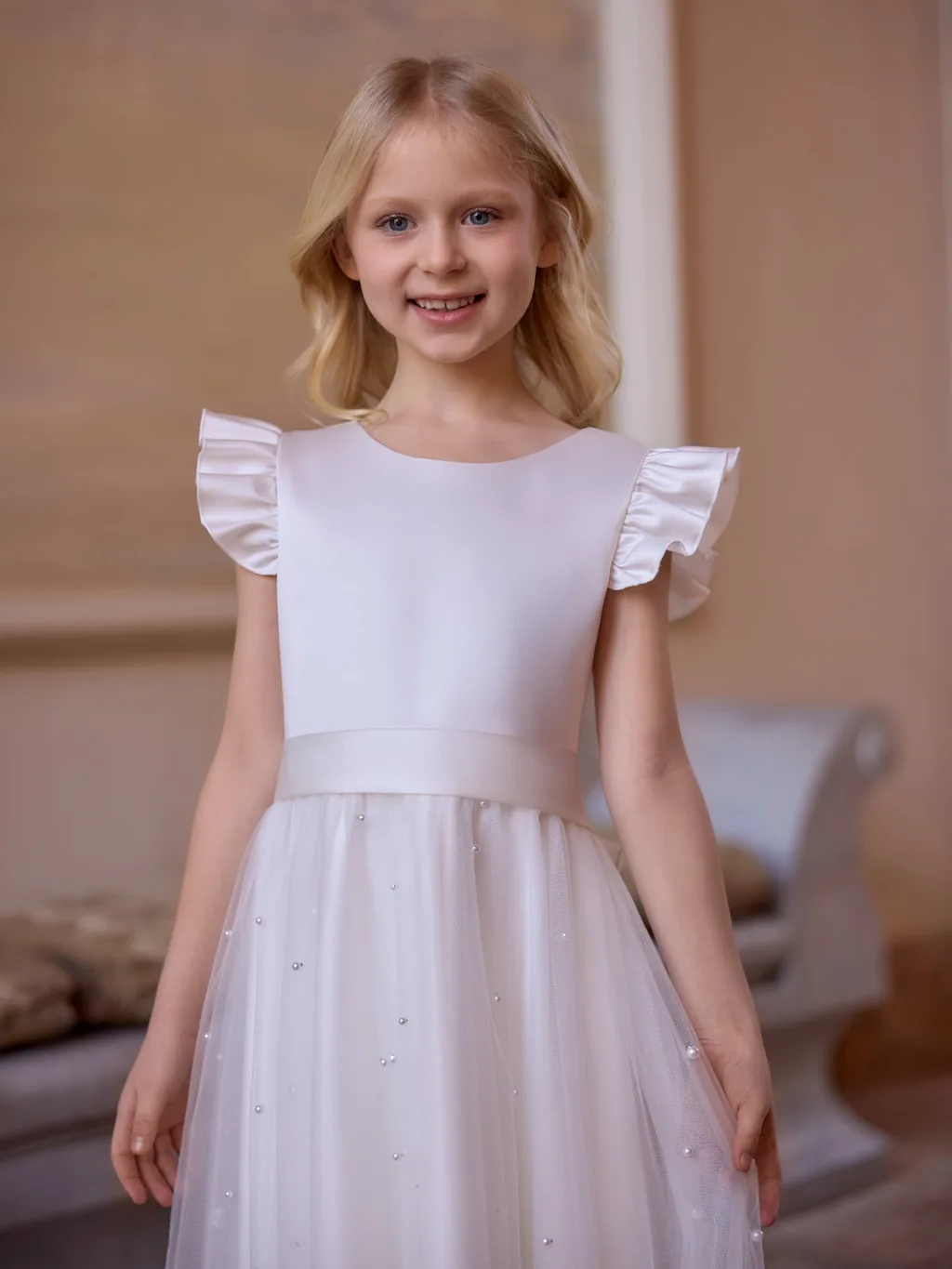 Bianco Evento Communion 2027 Kommunionkleid ME4000, Ansicht 3