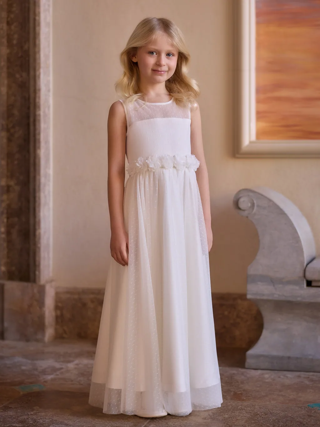 Bianco Evento Communion 2027 Kommunionkleid ME4300, Ansicht 1
