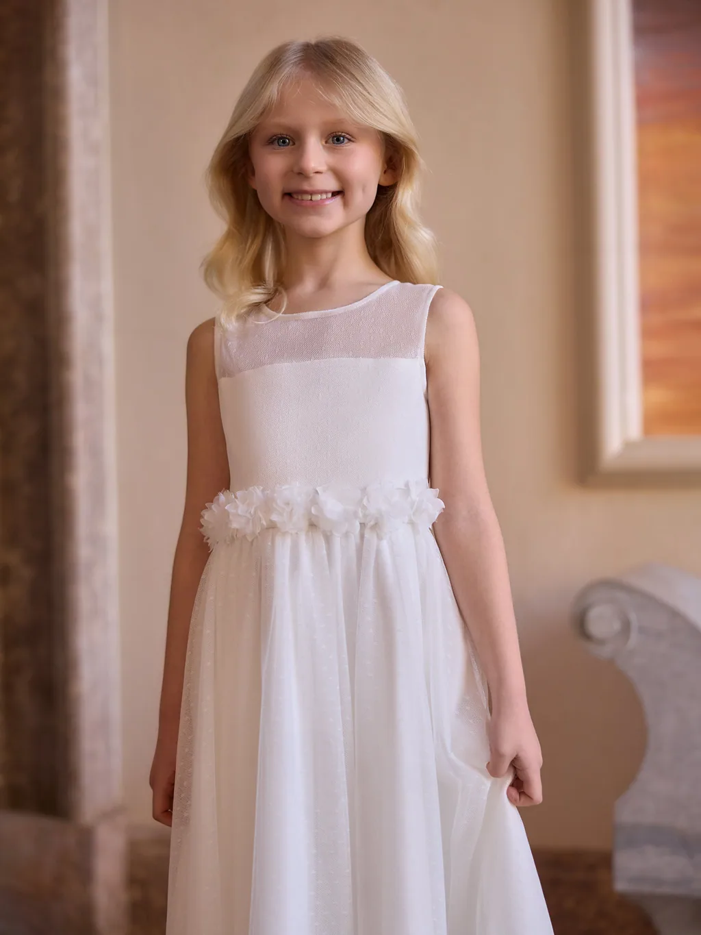 Bianco Evento Communion 2027 Kommunionkleid ME4300, Ansicht 3