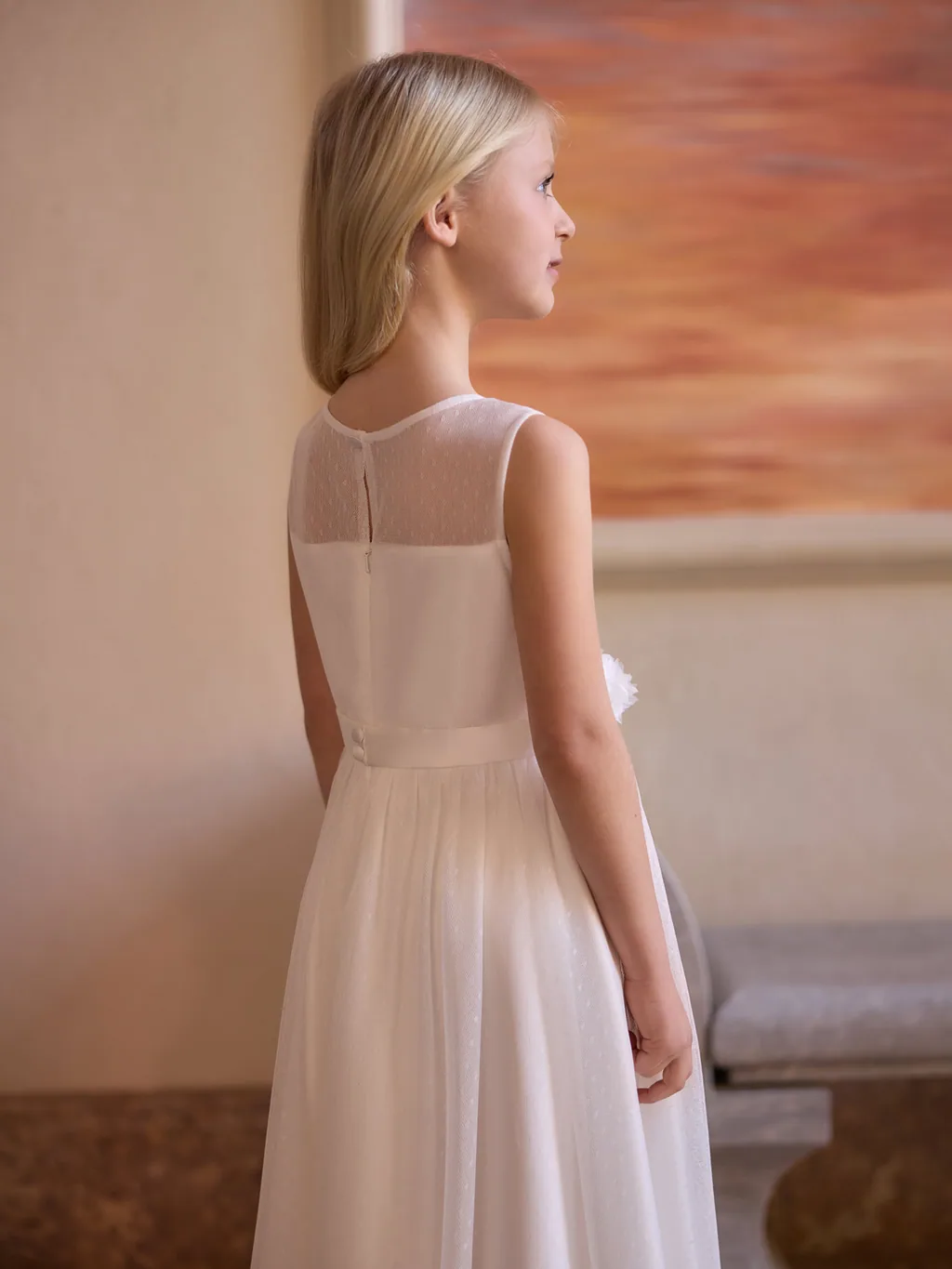 Bianco Evento Communion 2027 Kommunionkleid ME4300, Ansicht 4