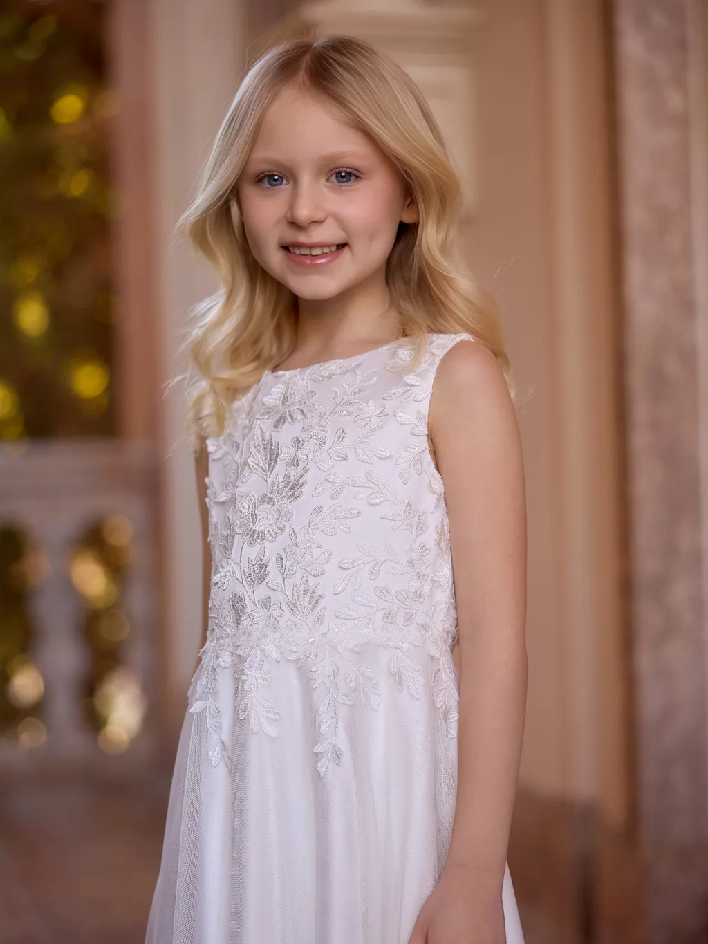 Bianco Evento Communion 2027 Kommunionkleid ME4500, Ansicht 3