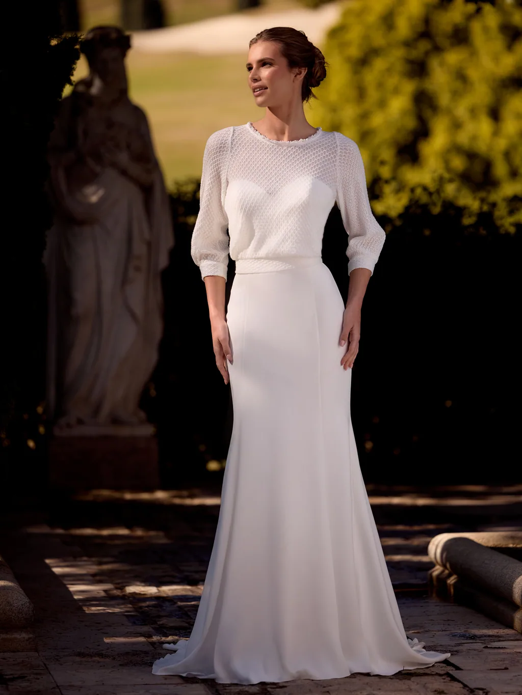 Bianco Evento Separates 2027 E549 E310 Freya für Mix and Match Brautlooks, Ansicht 1