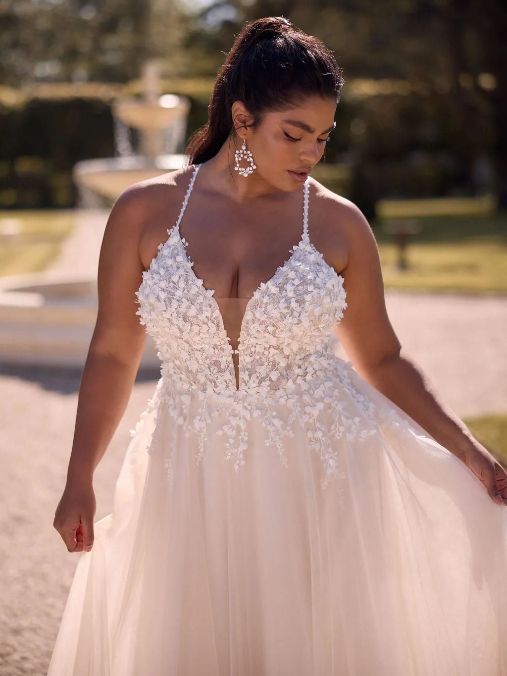 Bianco Evento Plus Size Brautkleid Ariana, Ansicht 3