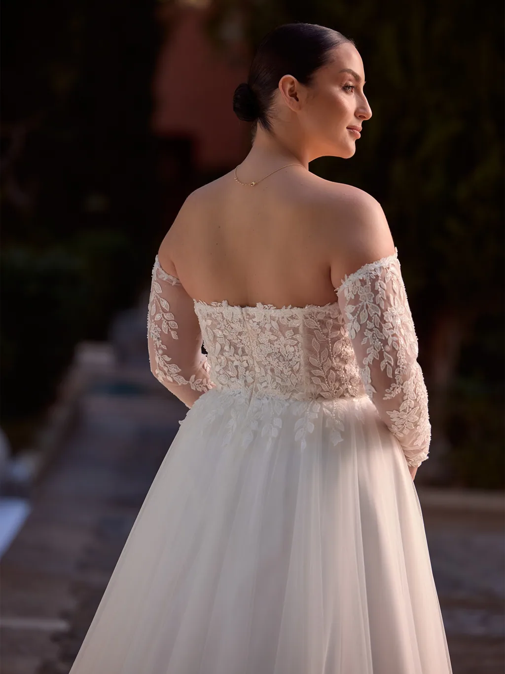 Bianco Evento Plus Size 2027 Brautkleid Arwena, Ansicht 4