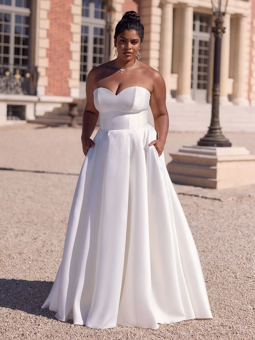 Bianco Evento Plus Size Brautkleid Daria, Ansicht 1