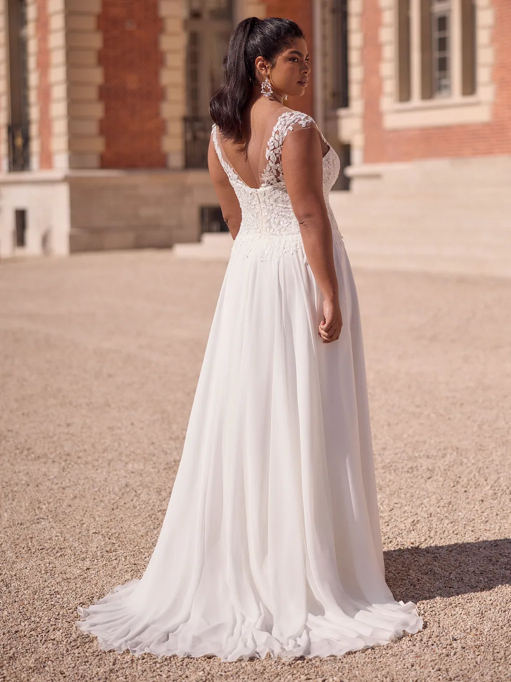 Bianco Evento Plus Size Brautkleid Giada, Ansicht 2