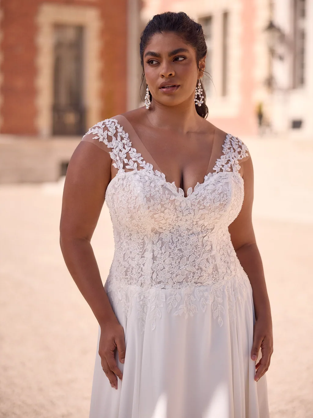 Bianco Evento Plus Size Brautkleid Giada, Ansicht 3