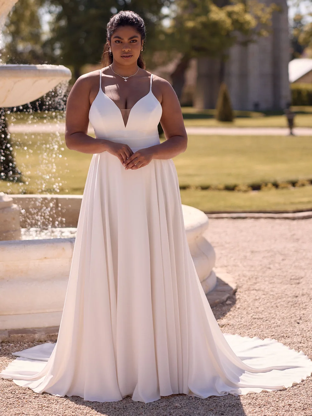 Bianco Evento Plus Size Brautkleid Luca, Ansicht 1