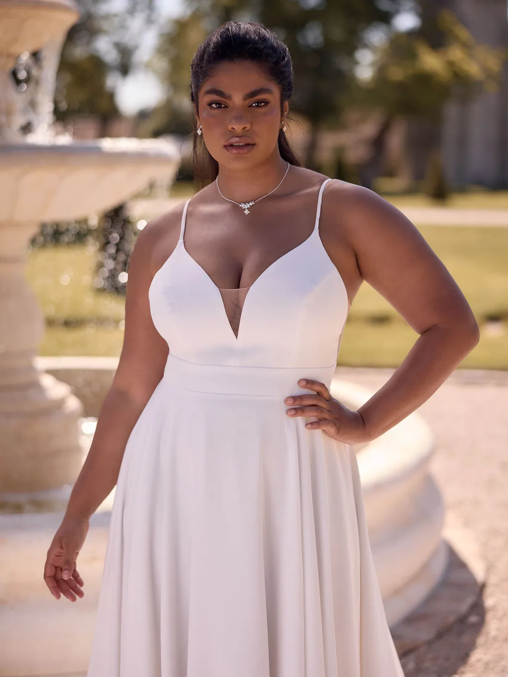Bianco Evento Plus Size Brautkleid Luca, Ansicht 3