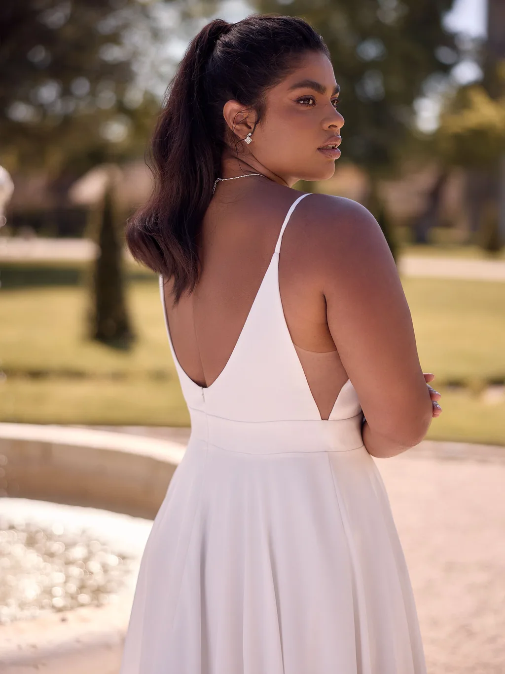Bianco Evento Plus Size Brautkleid Luca, Ansicht 4