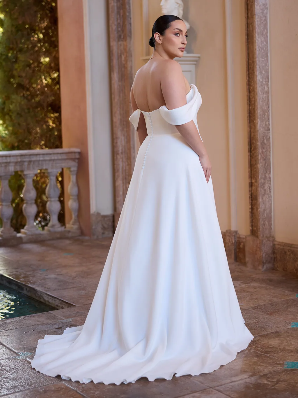 Bianco Evento Plus Size 2027 Brautkleid Marcella, Ansicht 2