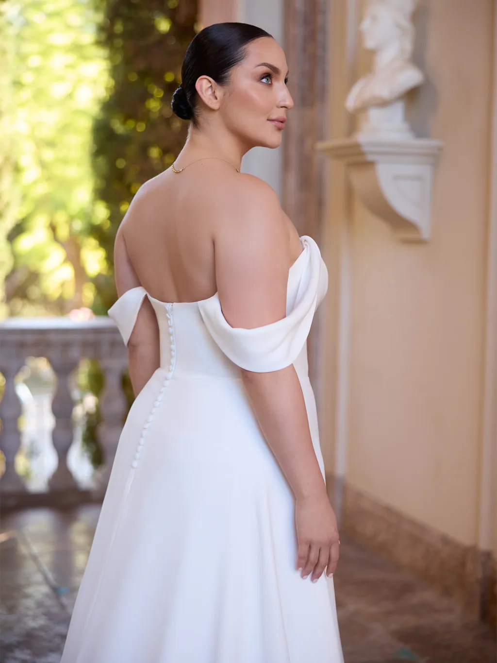 Bianco Evento Plus Size 2027 Brautkleid Marcella, Ansicht 4
