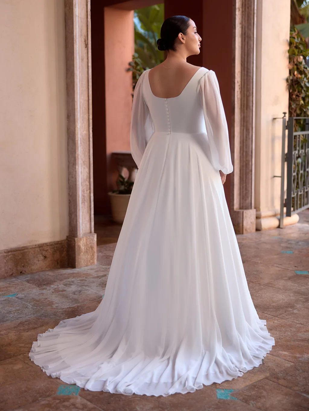 Bianco Evento Plus Size 2027 Brautkleid Odella, Ansicht 2