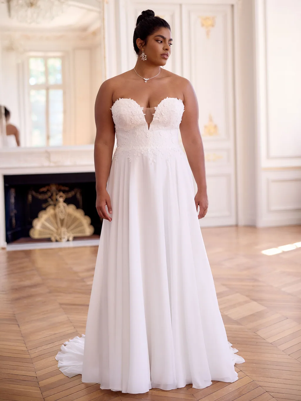 Bianco Evento Plus Size Brautkleid Winnie, Ansicht 1