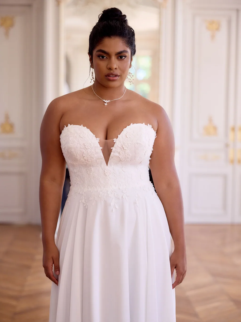Bianco Evento Plus Size Brautkleid Winnie, Ansicht 3