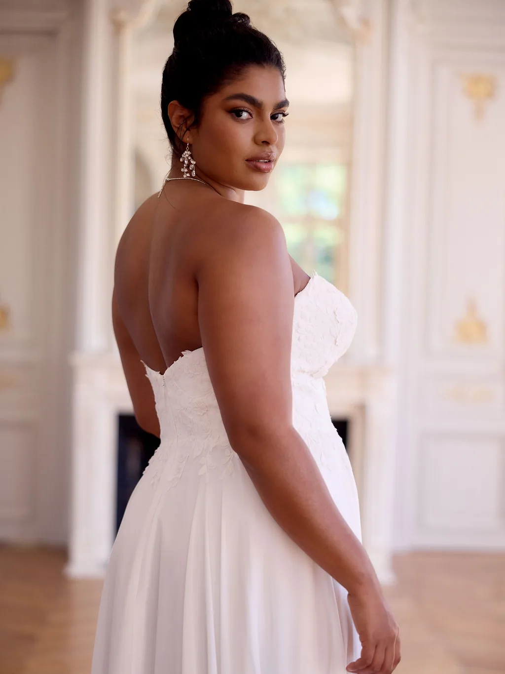 Bianco Evento Plus Size Brautkleid Winnie, Ansicht 4