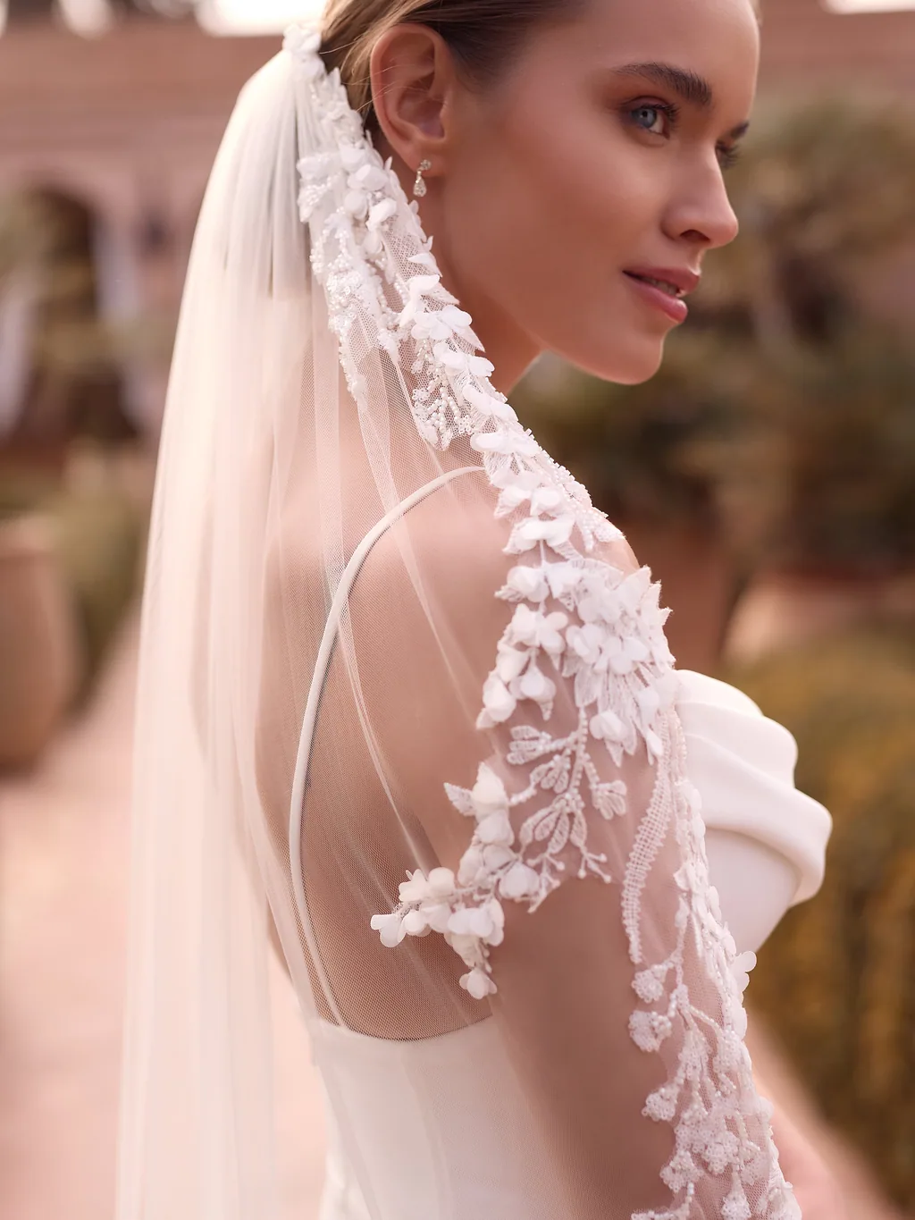 Bianco Evento Veils S538 Accessoire für Brautlooks, Ansicht 2