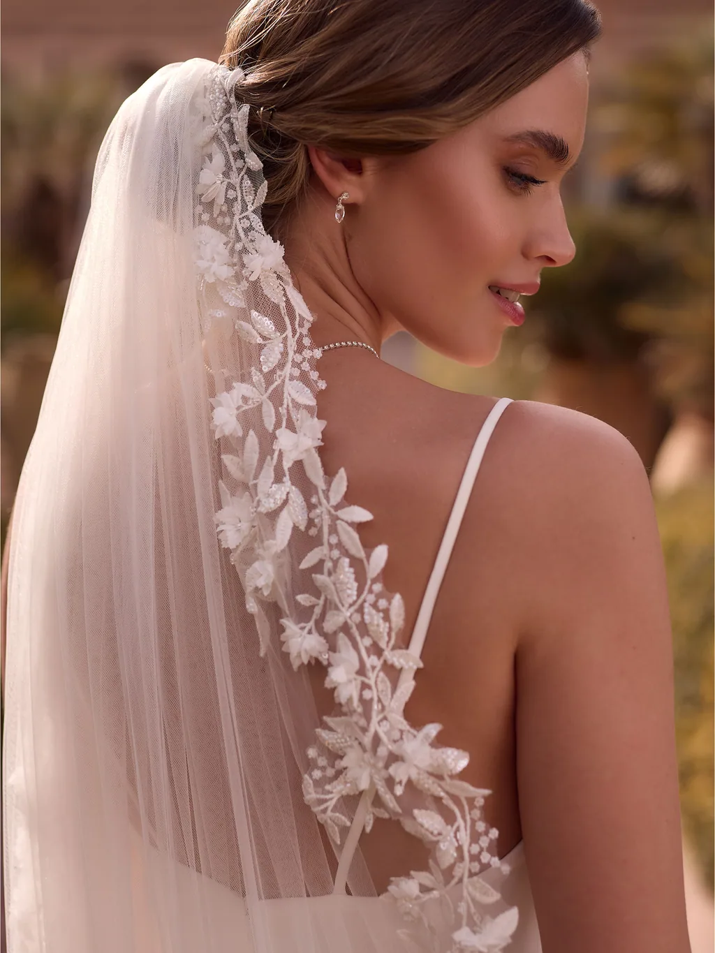 Bianco Evento Veils S541 Accessoire für Brautlooks, Ansicht 2