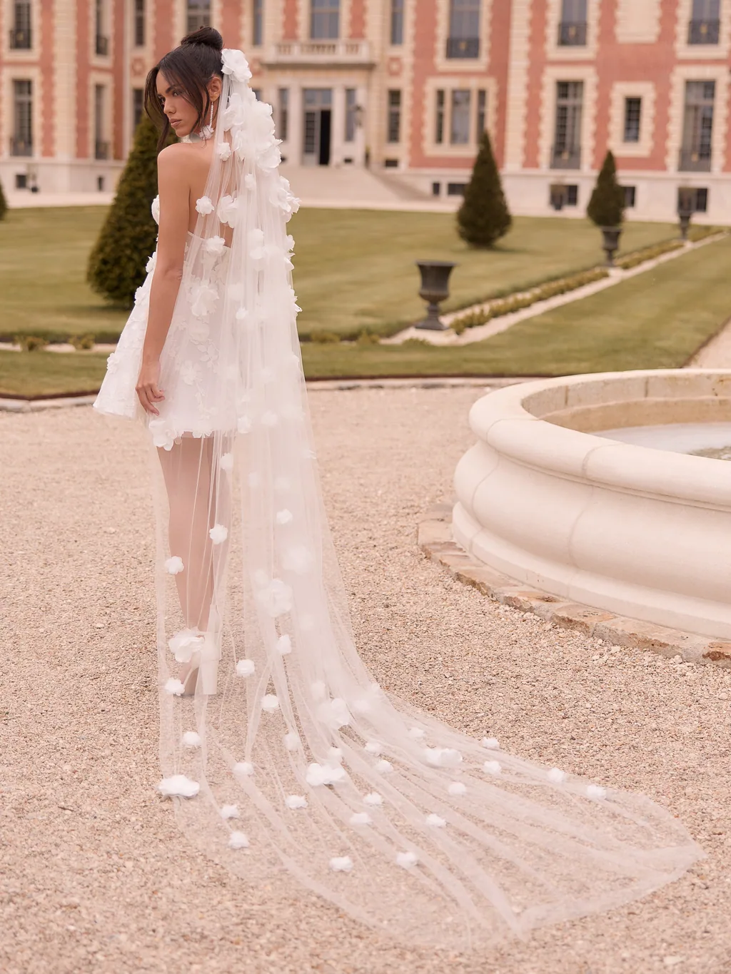 Bianco Evento Veils S546 Accessoire für Brautlooks, Ansicht 3