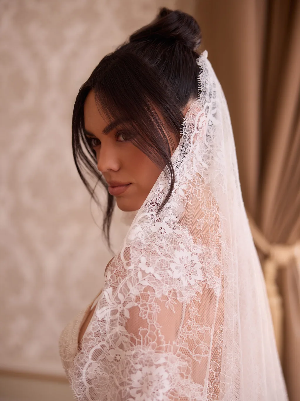 Bianco Evento Veils S547 Accessoire für Brautlooks, Ansicht 2