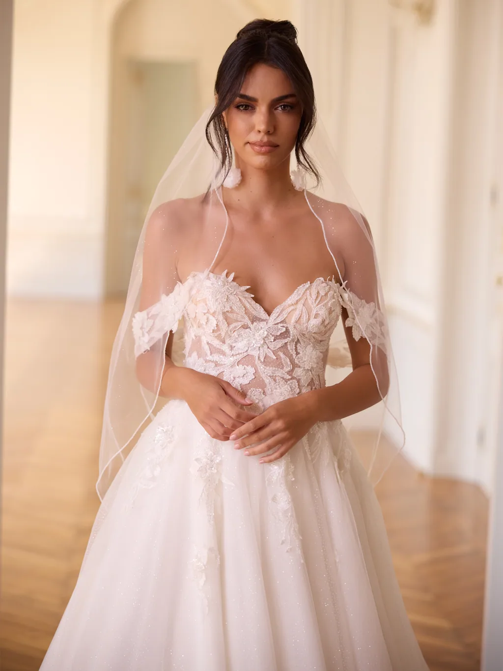 Bianco Evento Veils S548 Accessoire für Brautlooks, Ansicht 1