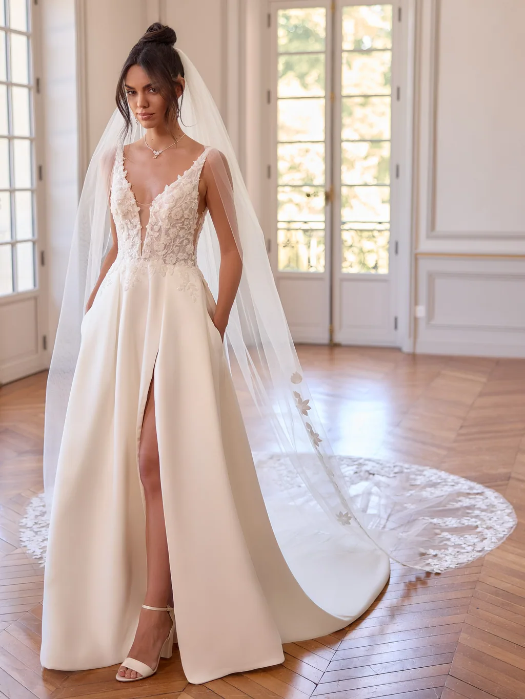 Bianco Evento Veils S550 Accessoire für Brautlooks, Ansicht 1
