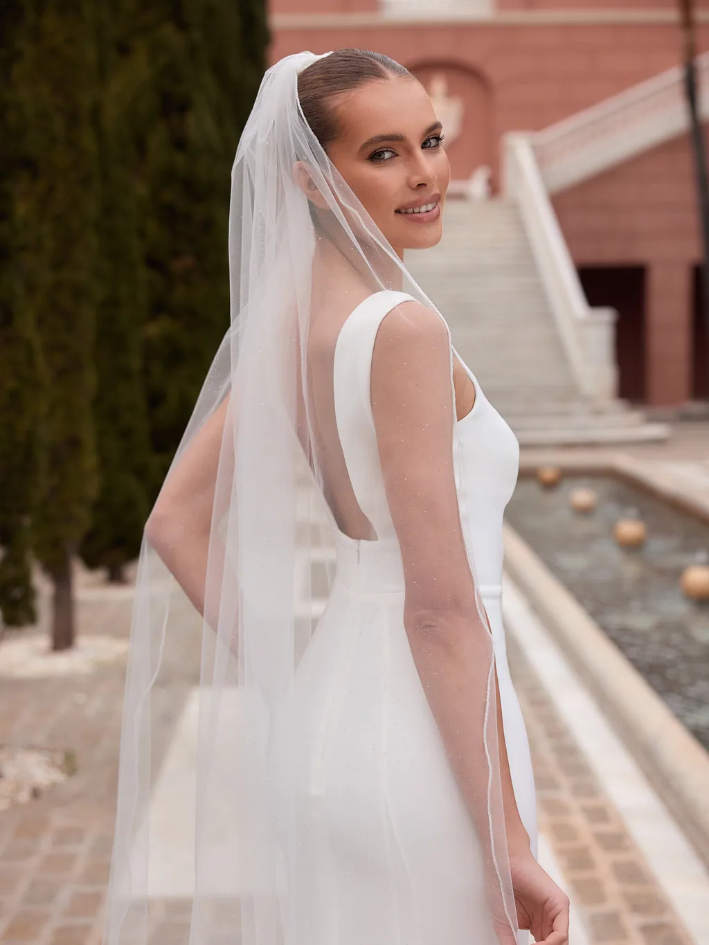 Bianco Evento Veils 2027 S552 Accessoire für Brautlooks, Ansicht 2