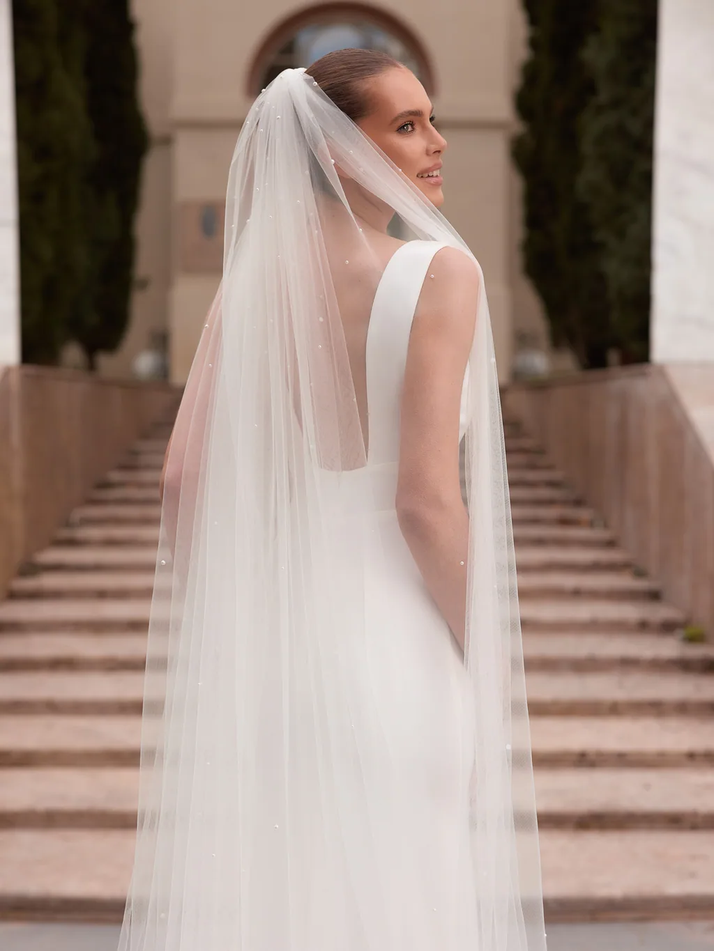 Bianco Evento Veils 2027 S553 Accessoire für Brautlooks, Ansicht 2