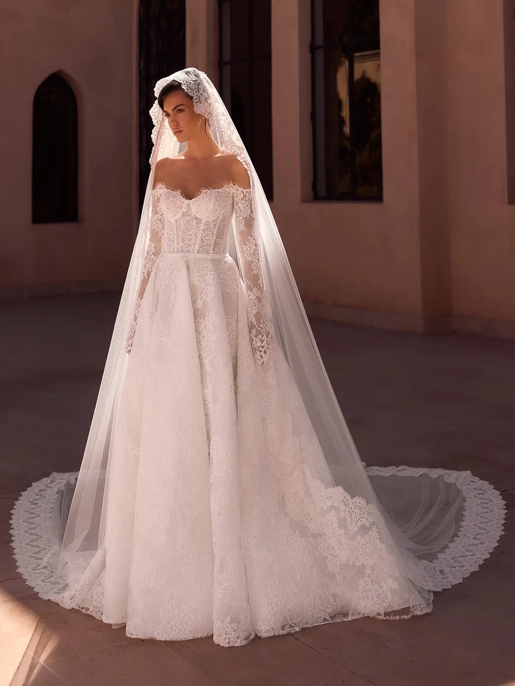 Bianco Evento Veils 2027 S574 Accessoire für Brautlooks, Ansicht 1