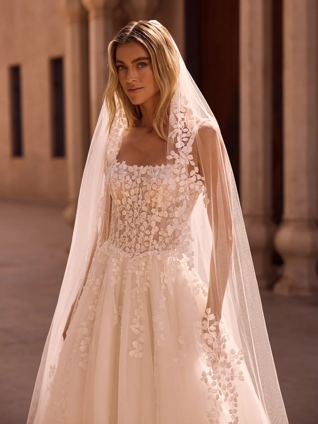 Bianco Evento Veils 2027 S575 Accessoire für Brautlooks, Ansicht 2